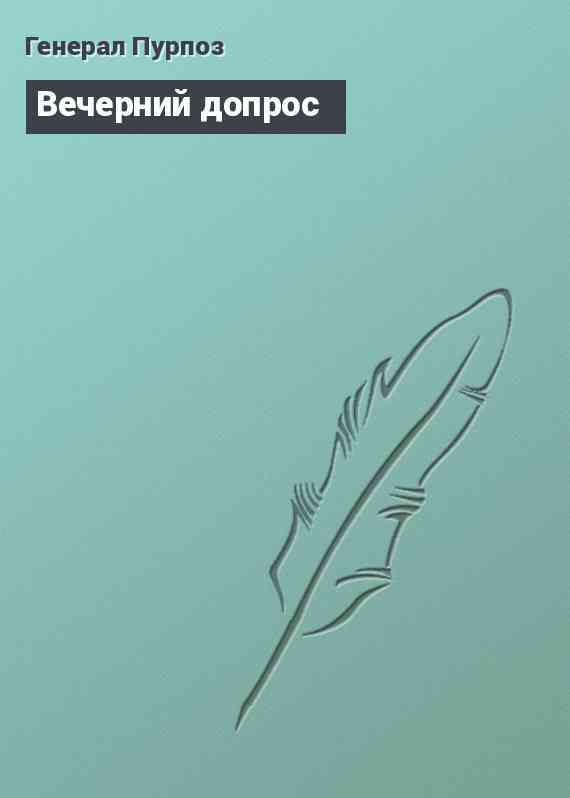 Вечерний допрос