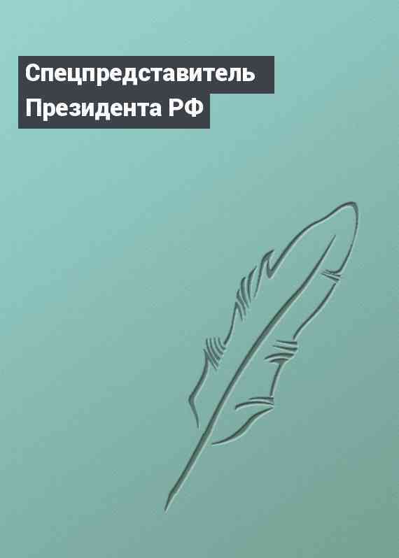 Спецпредставитель Президента РФ