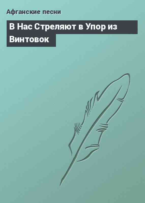 В Нас Стреляют в Упор из Винтовок