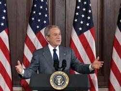 Буш продолжит распространять демократию и после отставки